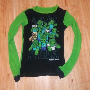 Minecraft - Long Sleeve PJ For Boy